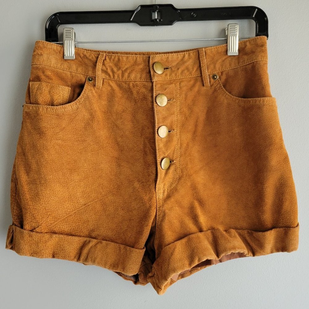 Staring at Stars Leather/Suede Shorts Size 28